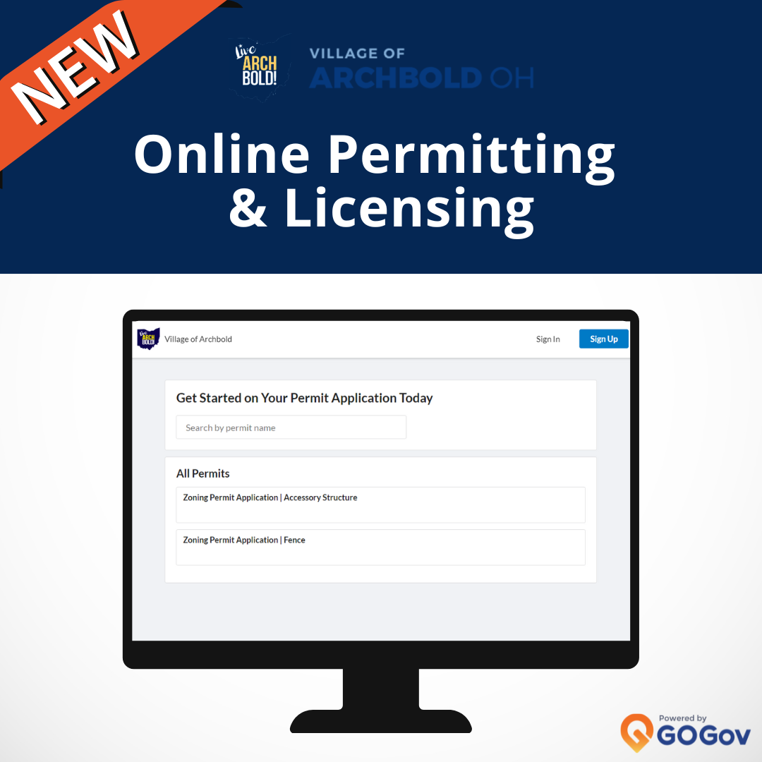 Online Permiting and Licensing